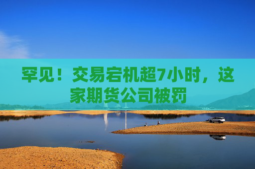 罕见！交易宕机超7小时，这家期货公司被罚