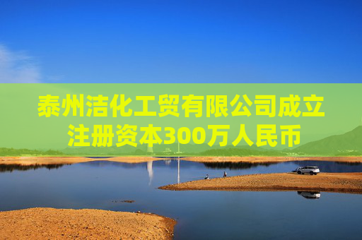 泰州洁化工贸有限公司成立 注册资本300万人民币