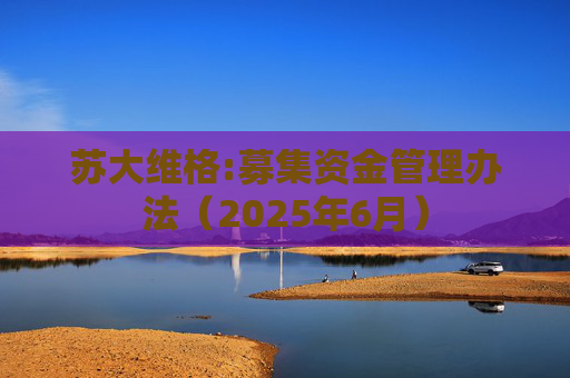 苏大维格:募集资金管理办法（2025年6月）
