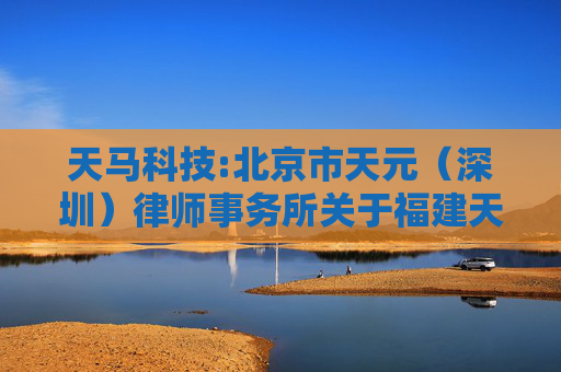 天马科技:北京市天元（深圳）律师事务所关于福建天马科技集团股份有限公司2024年股票期权激励计划注销部分股票期权及第一个行权期行权条件成就的法律意见