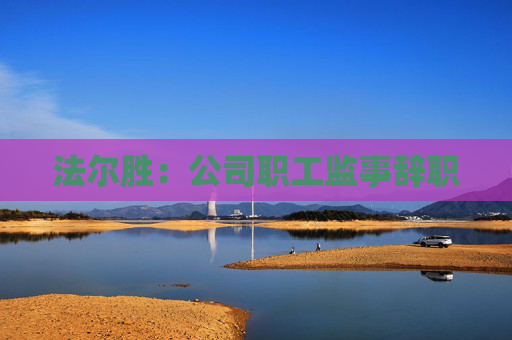 法尔胜：公司职工监事辞职