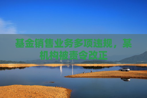 基金销售业务多项违规，某机构被责令改正