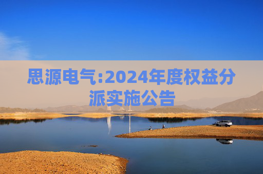 思源电气:2024年度权益分派实施公告