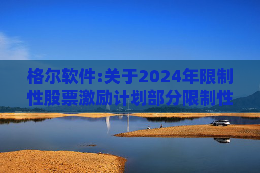 格尔软件:关于2024年限制性股票激励计划部分限制性股票回购注销实施的公告