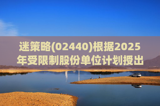 迷策略(02440)根据2025年受限制股份单位计划授出合共330.1万份受限制股份单位