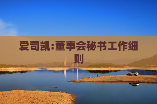 爱司凯:董事会秘书工作细则