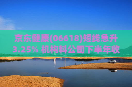 京东健康(06618)短线急升3.25% 机构料公司下半年收入同比升20%