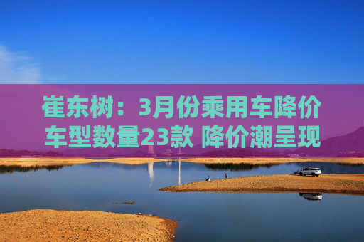 崔东树：3月份乘用车降价车型数量23款 降价潮呈现大幅降温  第1张