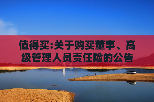 值得买:关于购买董事、高级管理人员责任险的公告  第1张