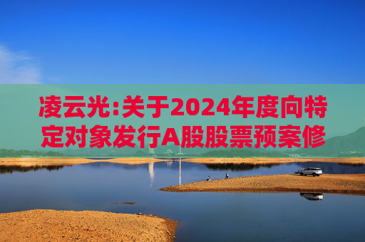 凌云光:关于2024年度向特定对象发行A股股票预案修订说明的公告  第1张