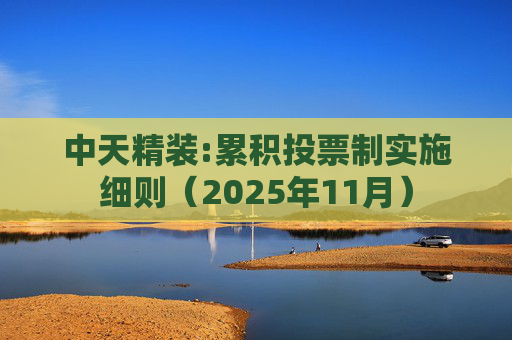 中天精装:累积投票制实施细则（2025年11月）