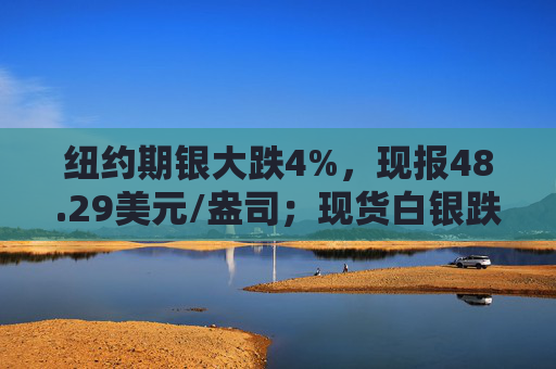 纽约期银大跌4%，现报48.29美元/盎司；现货白银跌幅达3.5%，报48.84美元/盎司