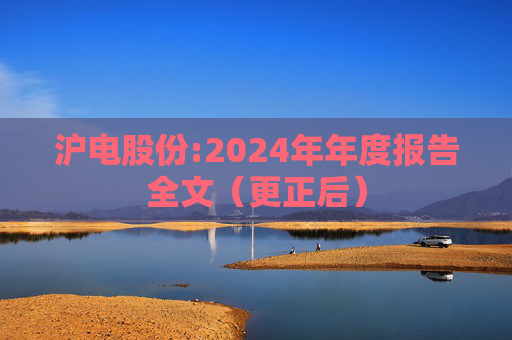 沪电股份:2024年年度报告全文（更正后）