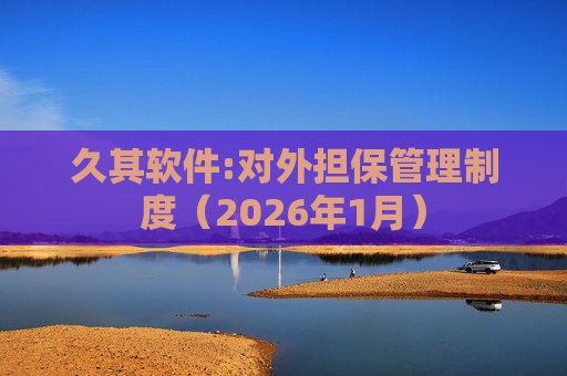 久其软件:对外担保管理制度（2026年1月）