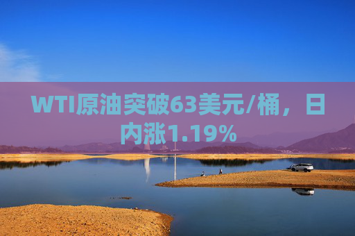 WTI原油突破63美元/桶，日内涨1.19%  第1张