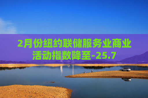 2月份纽约联储服务业商业活动指数降至-25.7