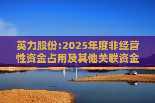 英力股份:2025年度非经营性资金占用及其他关联资金往来情况汇总表