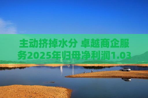 主动挤掉水分 卓越商企服务2025年归母净利润1.03亿元
