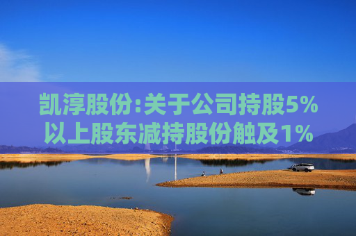 凯淳股份:关于公司持股5%以上股东减持股份触及1%的公告