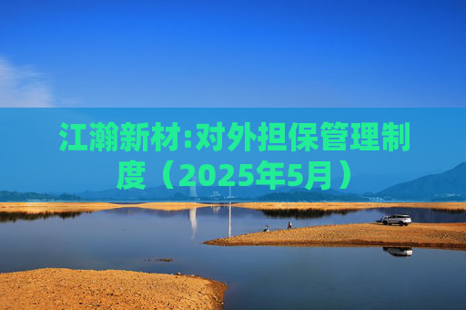 江瀚新材:对外担保管理制度（2025年5月）  第1张
