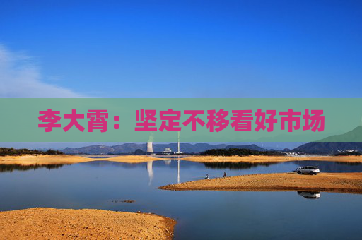 李大霄：坚定不移看好市场
