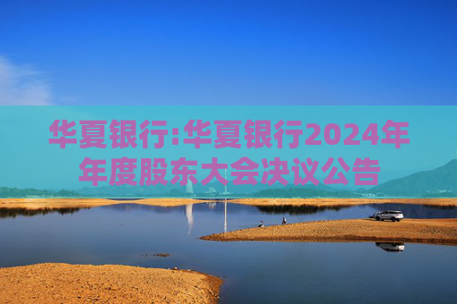 华夏银行:华夏银行2024年年度股东大会决议公告