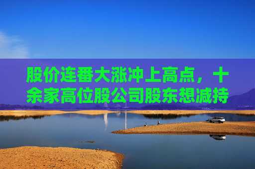 股价连番大涨冲上高点，十余家高位股公司股东想减持了