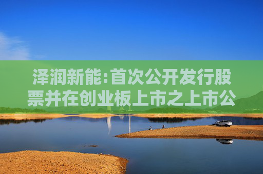 泽润新能:首次公开发行股票并在创业板上市之上市公告书提示性公告