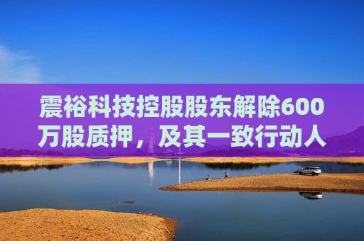 震裕科技控股股东解除600万股质押，及其一致行动人累计质押1966万股