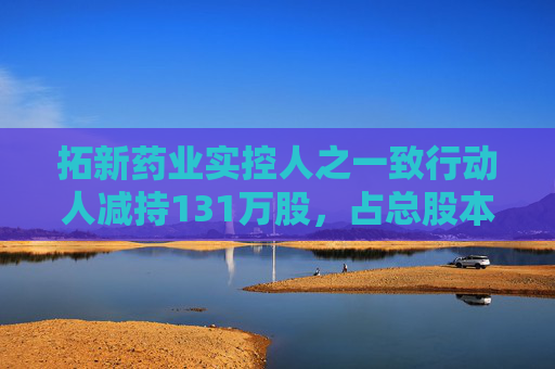 拓新药业实控人之一致行动人减持131万股，占总股本1.04%