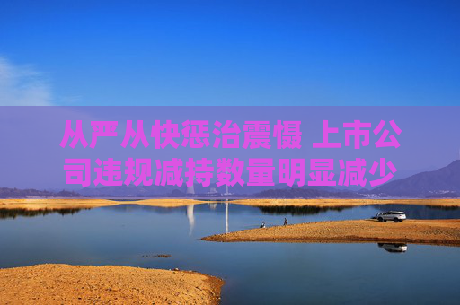 从严从快惩治震慑 上市公司违规减持数量明显减少