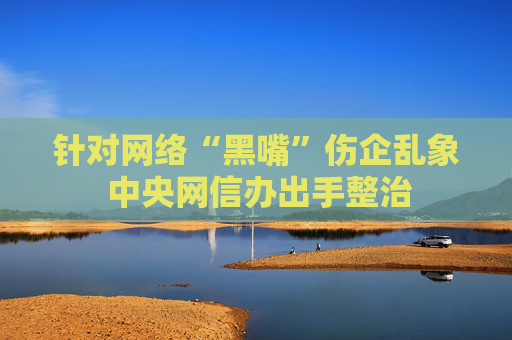 针对网络“黑嘴”伤企乱象 中央网信办出手整治