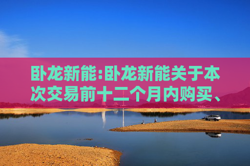 卧龙新能:卧龙新能关于本次交易前十二个月内购买、出售资产的说明