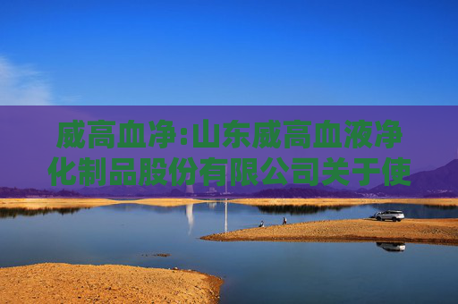 威高血净:山东威高血液净化制品股份有限公司关于使用募集资金置换预先投入募集资金投资项目及已支付发行费用的自筹资金的公告
