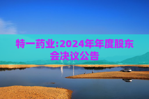 特一药业:2024年年度股东会决议公告  第1张