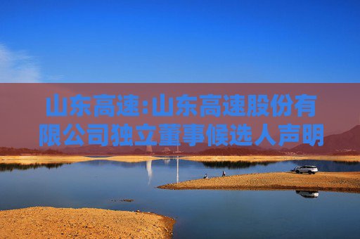 山东高速:山东高速股份有限公司独立董事候选人声明与承诺（潘林）  第1张
