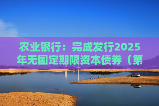 农业银行：完成发行2025年无固定期限资本债券（第一期）（债券通）