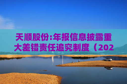 天顺股份:年报信息披露重大差错责任追究制度（2025年5月）  第1张