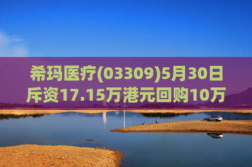 希玛医疗(03309)5月30日斥资17.15万港元回购10万股  第1张