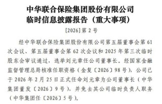 刘元章出任中华联合保险集团董事长，总经理已空缺两年，旗下寿险公司持续亏损