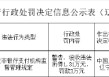 辽宁新天支付科技被罚3万元：违反非银行支付机构监督管理规定