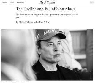 大西洋月刊：马斯克坠落