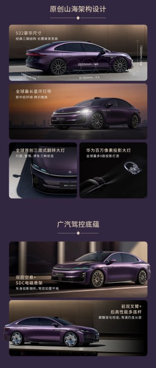 广汽昊铂 A800 豪华轿车上市：华为乾崑 ADS 4.1 加持，置换补贴价 16.48 万-27.48 万元