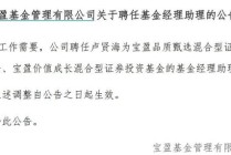 罕见！宝盈基金诡异的基金经理变动！
