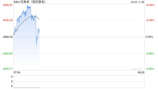 1224黄金点评：黄金短线波动加剧，盘中突破4500关口