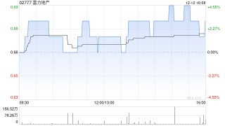 富力地产前11个月总销售收入约127亿元 同比增长24.63%
