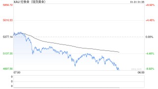 随着涨势逆转，黄金和白银价格暴跌