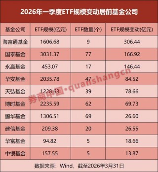 一季度ETF总规模蒸发逾万亿！部分公司逆势“吸金”