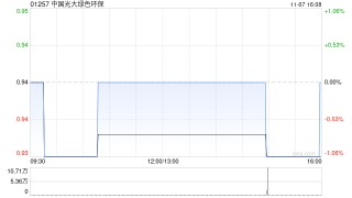 中国光大绿色环保完成发行10亿元绿色永续中期票据