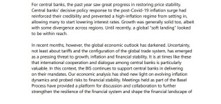 国际清算银行警告：全球经济进入“关键期” 美国正破坏全球经济秩序